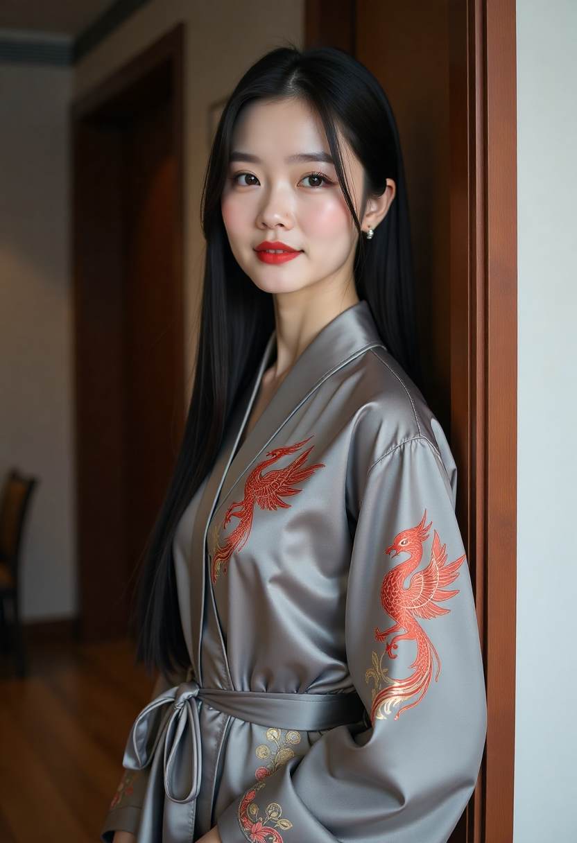 羽毛球场上的双打训练
